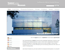 Tablet Screenshot of museumshalomeuropa.de